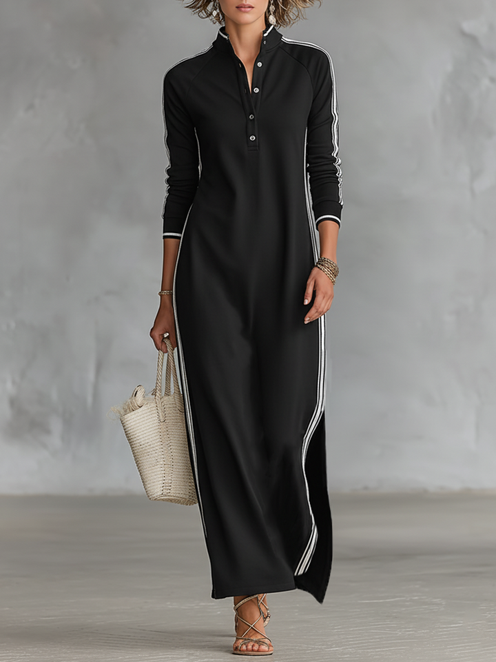 Minimalistisches Maxikleid Langarm: Bequem & Stylisch für Jeden Tag 0