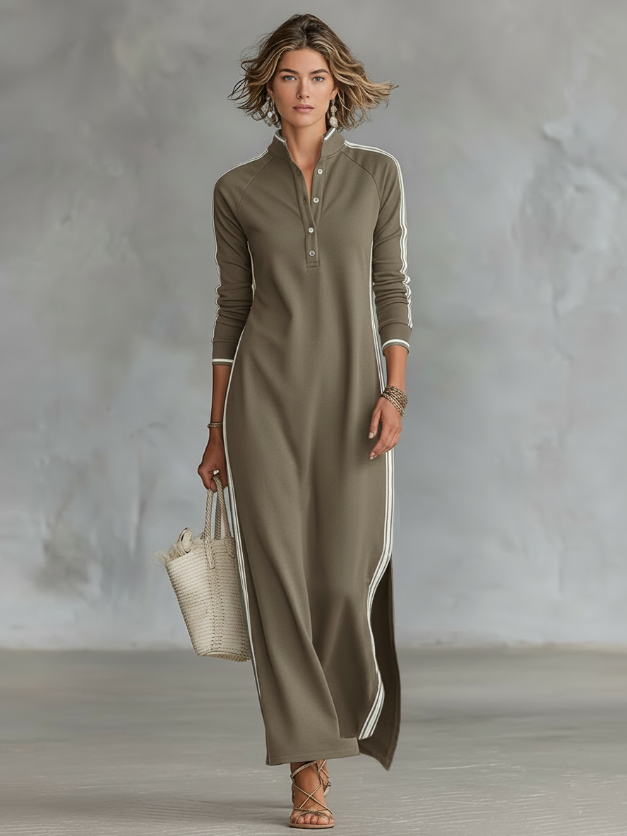 Minimalistisches Maxikleid Langarm: Bequem & Stylisch für Jeden Tag 2