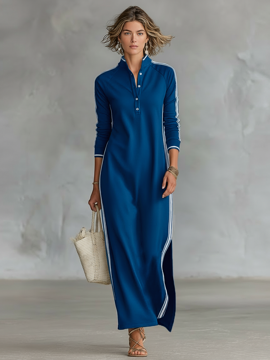 Minimalistisches Maxikleid Langarm: Bequem & Stylisch für Jeden Tag 4
