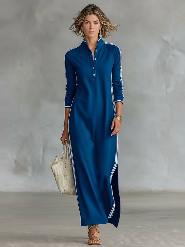 Minimalistisches Maxikleid Langarm: Bequem & Stylisch für Jeden Tag 4