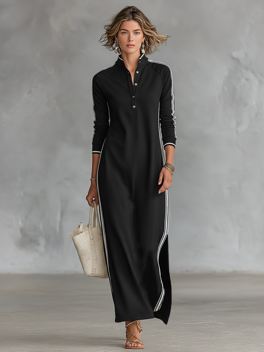 Minimalistisches Maxikleid Langarm: Bequem & Stylisch für Jeden Tag 7