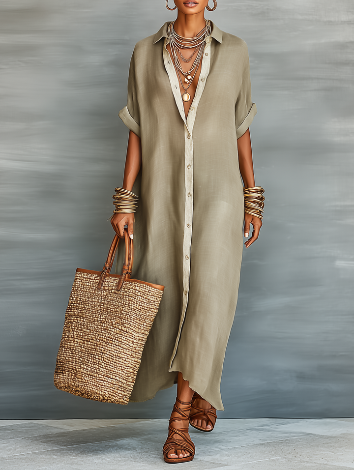 Minimalistisches Maxikleid: Komfortables Design für den Sommer 0