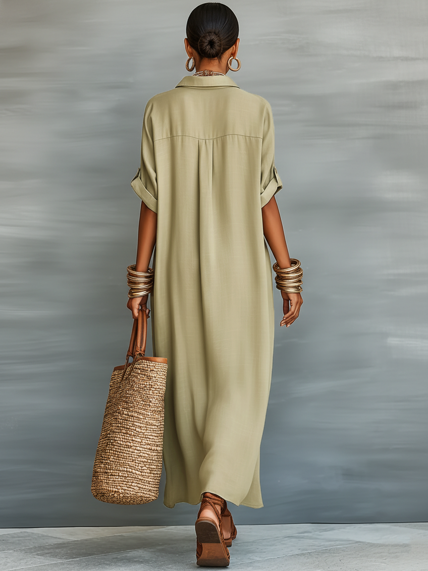 Minimalistisches Maxikleid: Komfortables Design für den Sommer 1