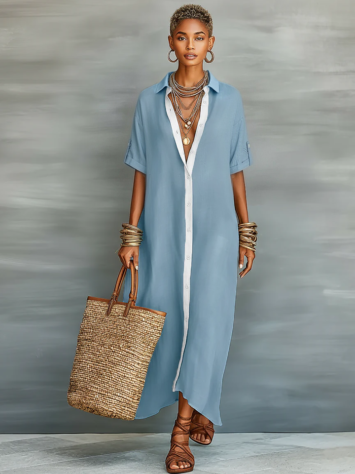 Minimalistisches Maxikleid: Komfortables Design für den Sommer 2