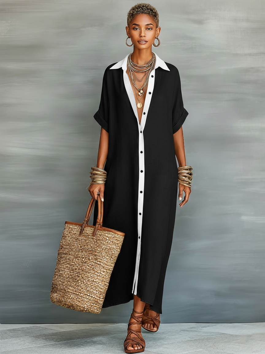 Minimalistisches Maxikleid: Komfortables Design für den Sommer 3