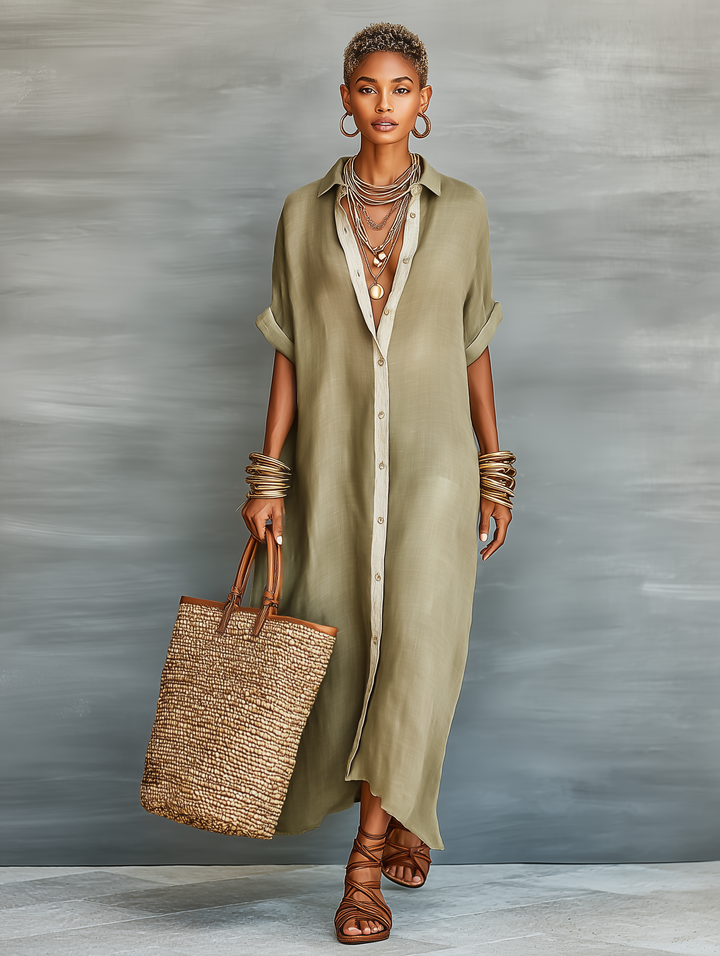 Minimalistisches Maxikleid: Komfortables Design für den Sommer 4