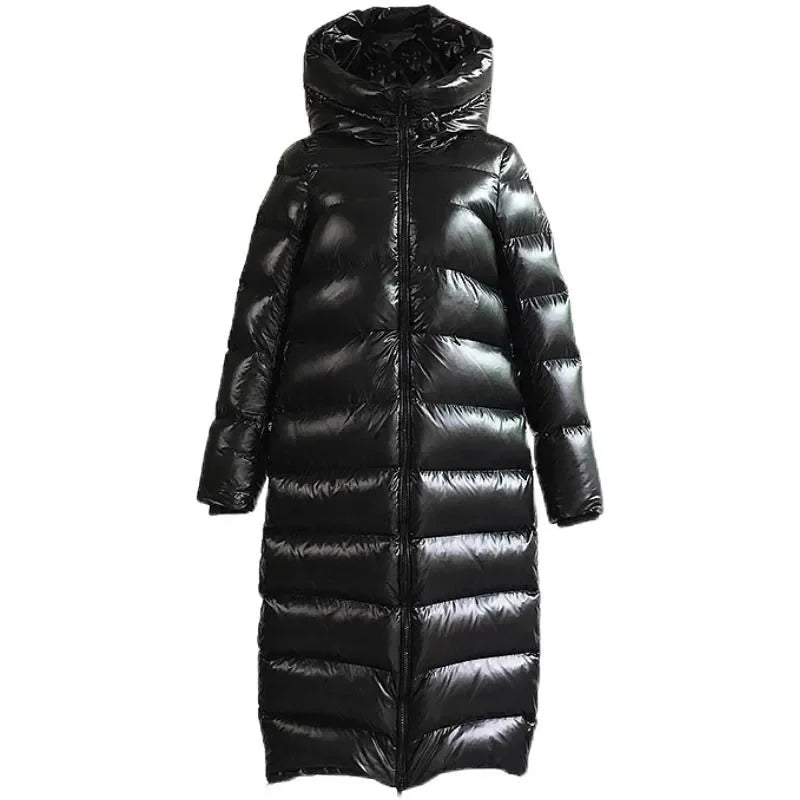 Modische Damen Daunenjacke Lang für Herbst und Winter – Schutz und Stil in Einem 0