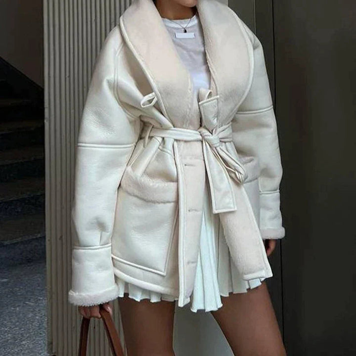 Modische Damenjacke mit Gürtel – Stilvoll und Vielseitig für den Winter 2