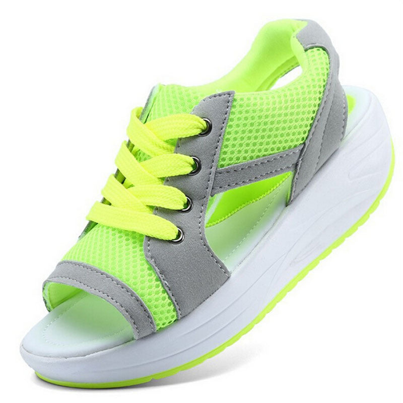 Muffin-Sandalen mit Kontrastfarbigem Ausschnitt 6