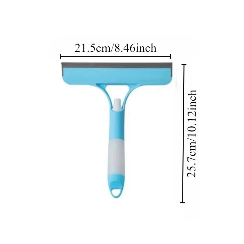 2-in-1 Glaswischer mit Sprühflasche – Streifenfreie Fensterreinigung