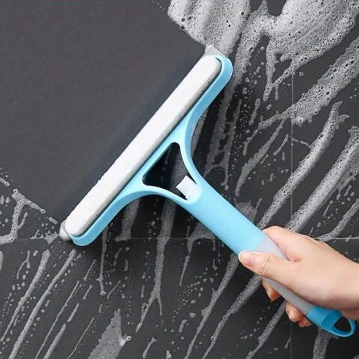 2-in-1 Glaswischer mit Sprühflasche – Streifenfreie Fensterreinigung