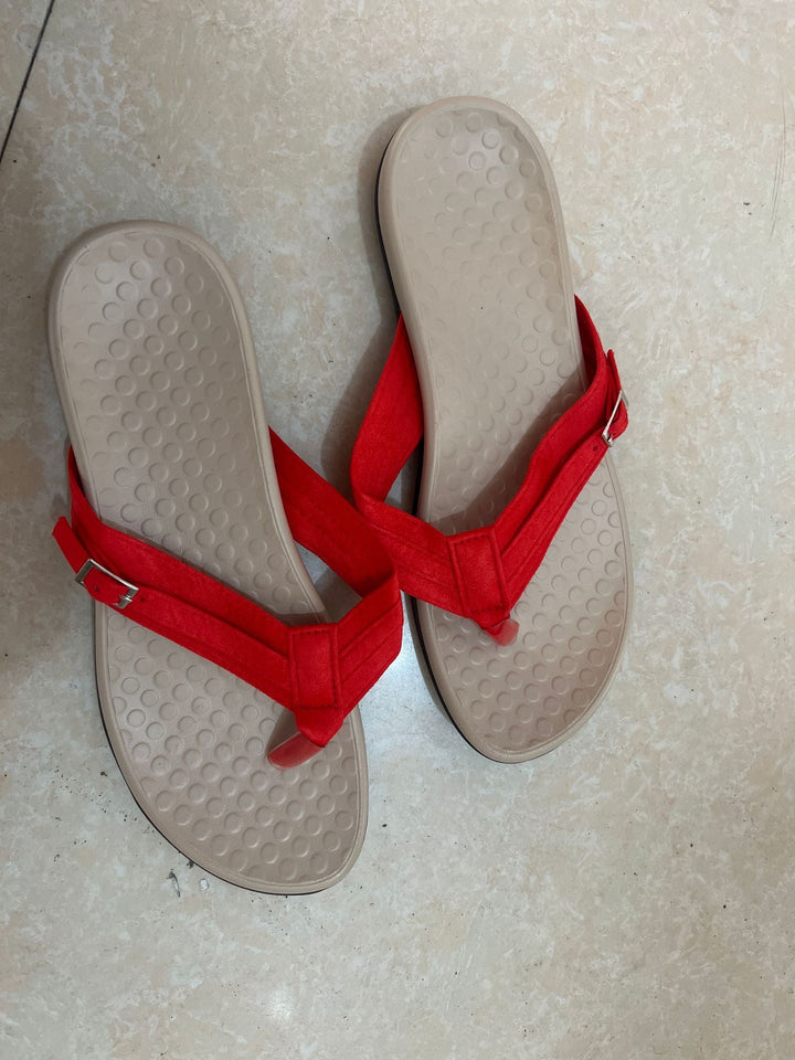 Damen Flip-Flops Mit Verstellbarem Riemen Und Ergonomischer Sohle