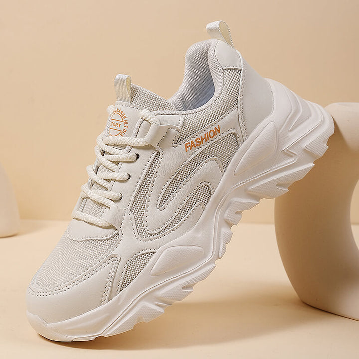 Damen Sportliche Sneakers Mit Atmungsaktivem Obermaterial – Gepolsterte Komfortschuhe