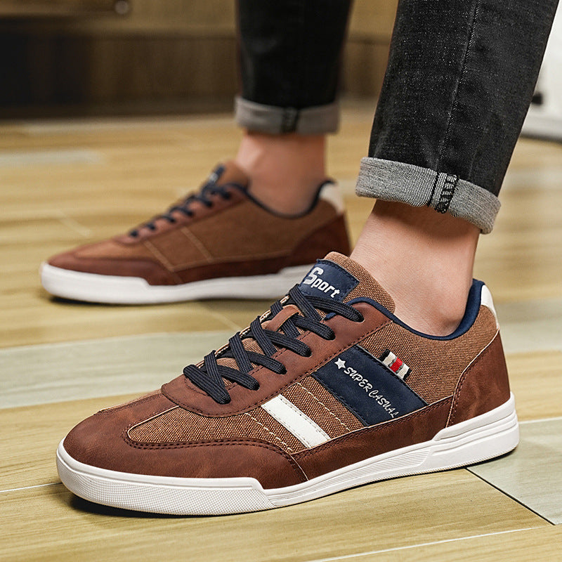 Damen Blaue Schnür-Sneaker Mit Rutschfester Sohle – Gepolsterte Komfortschuhe