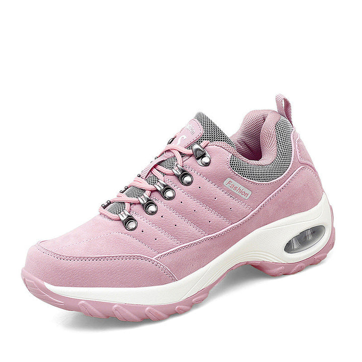 Damen Atmungsaktive Mesh Wanderschuhe Mit Erhöhter Sohle Komfort