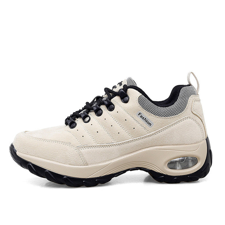 Damen Atmungsaktive Mesh Wanderschuhe Mit Erhöhter Sohle Komfort