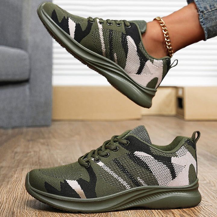 Damen Sportliche Sneaker Mit Belüftetem Obermaterial – Gepolsterter Komfortschuh