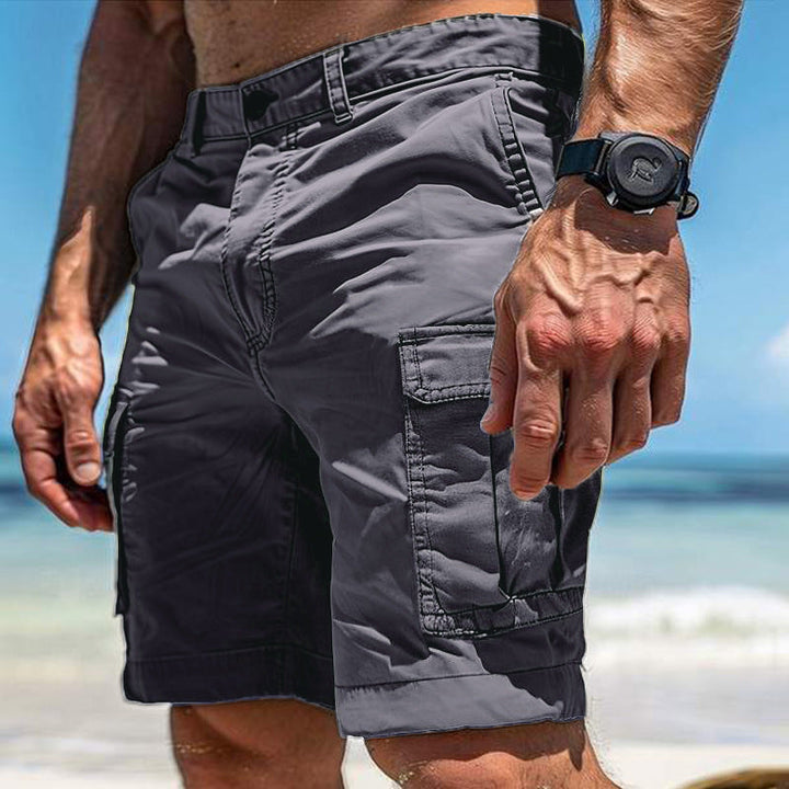 Herren Baumwoll-Cargo-Shorts