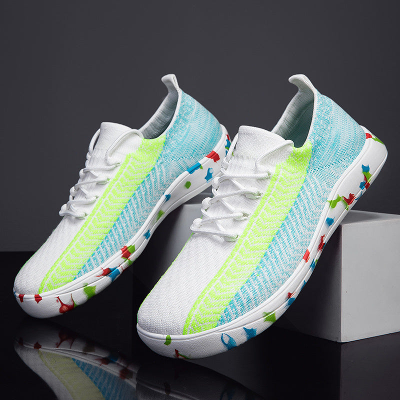 Damen Leichte Atmungsaktive Sportschuhe Mit Schnürung Und Komfort