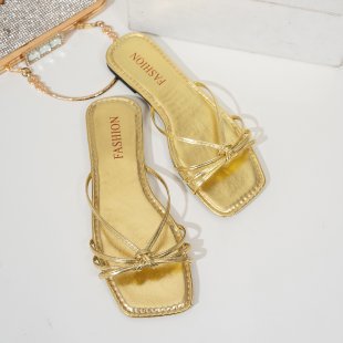 Damen Elegante Sandalen Mit Funkelndem Riemen – Bequeme Sommerschuhe