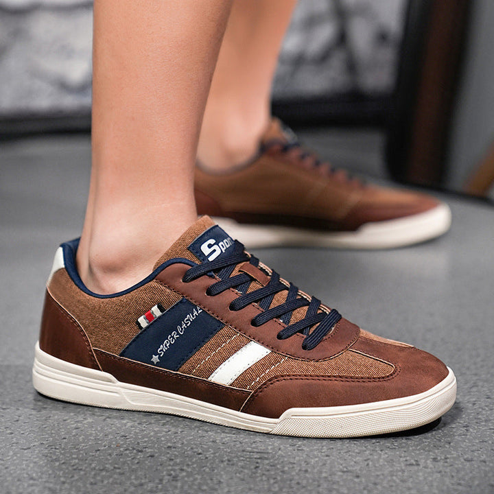 Damen Blaue Schnür-Sneaker Mit Rutschfester Sohle – Gepolsterte Komfortschuhe