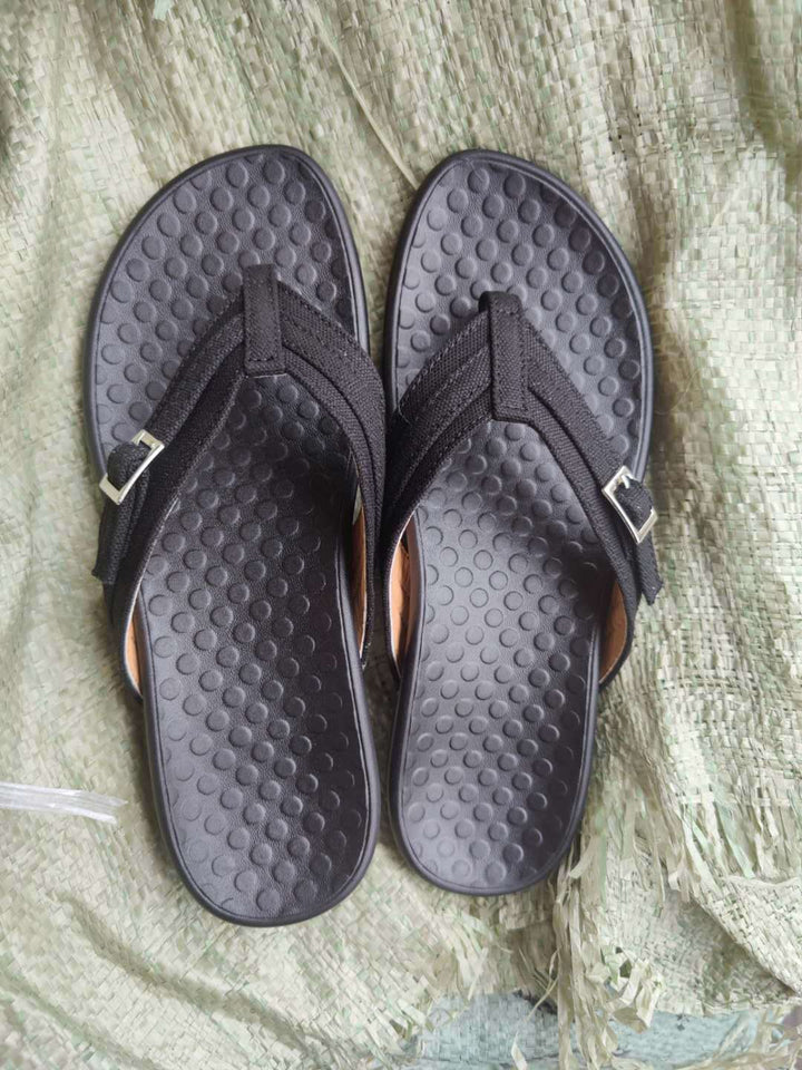 Damen Flip-Flops Mit Verstellbarem Riemen Und Ergonomischer Sohle
