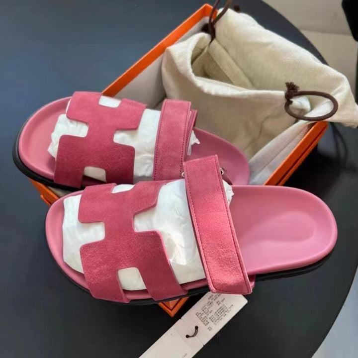 Damen Kunstleder Sandalen Mit Verstellbaren Riemen – Bequeme Sommerschuhe