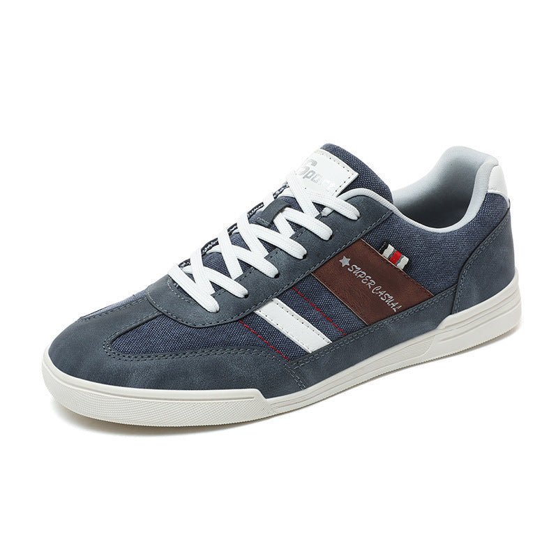 Damen Blaue Schnür-Sneaker Mit Rutschfester Sohle – Gepolsterte Komfortschuhe