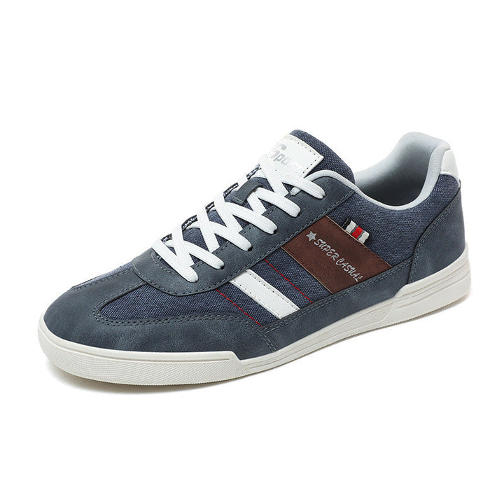 Damen Blaue Schnür-Sneaker Mit Rutschfester Sohle – Gepolsterte Komfortschuhe