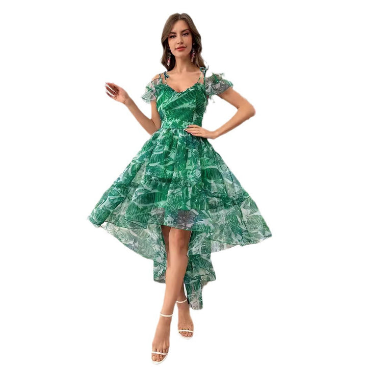 Asymmetrisches Rüschen-Brautkleid für Damen – Verspielt-eleganter Stil für besondere Anlässe