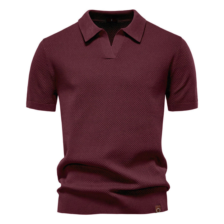 Ulrich | Strukturiertes Polo-Shirt