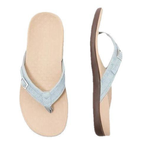 Damen Flip-Flops Mit Verstellbarem Riemen Und Ergonomischer Sohle