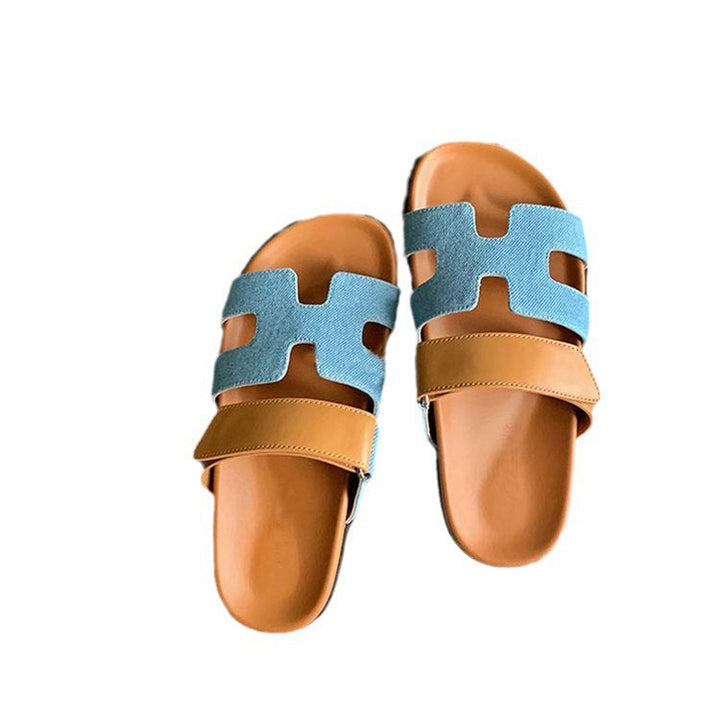 Damen Kunstleder Sandalen Mit Verstellbaren Riemen – Bequeme Sommerschuhe