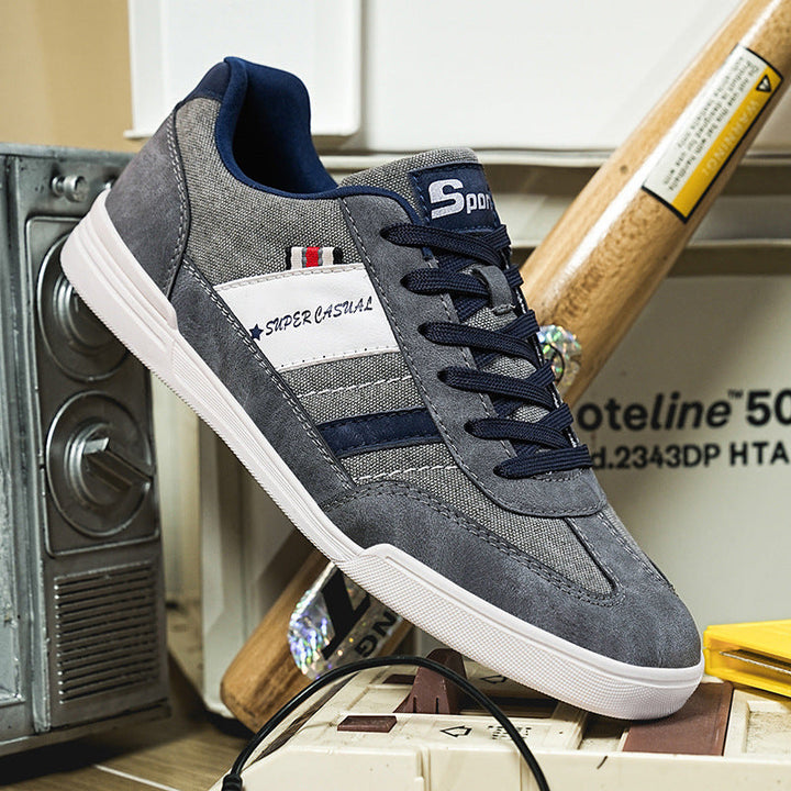 Damen Blaue Schnür-Sneaker Mit Rutschfester Sohle – Gepolsterte Komfortschuhe