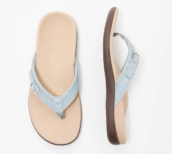 Damen Flip-Flops Mit Verstellbarem Riemen Und Ergonomischer Sohle