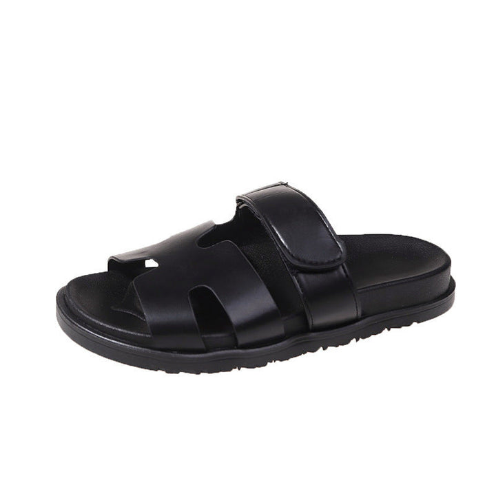 Damen Kunstleder Sandalen Mit Verstellbaren Riemen – Bequeme Sommerschuhe