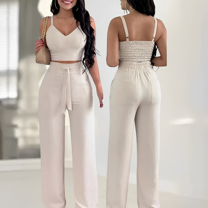 Zweiteiliges Hosenset für Damen