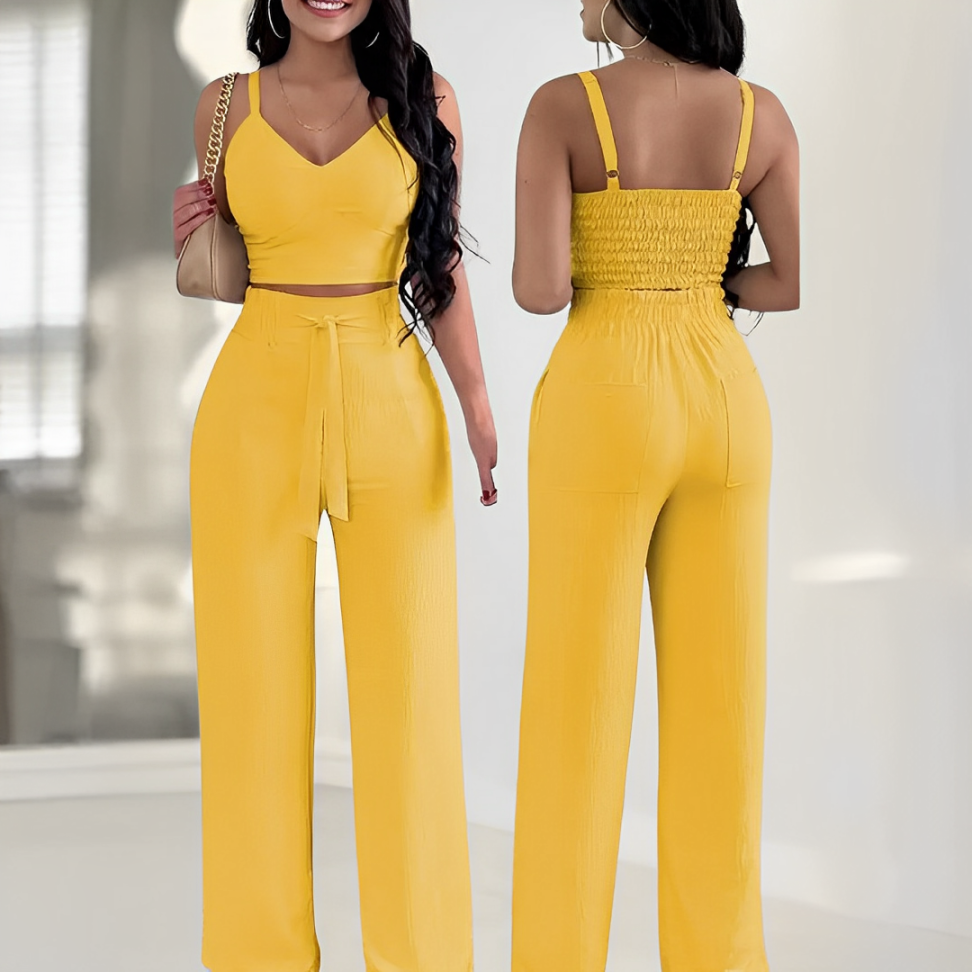 Zweiteiliges Hosenset für Damen