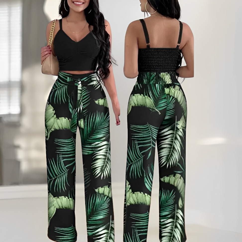 Zweiteiliges Hosenset für Damen