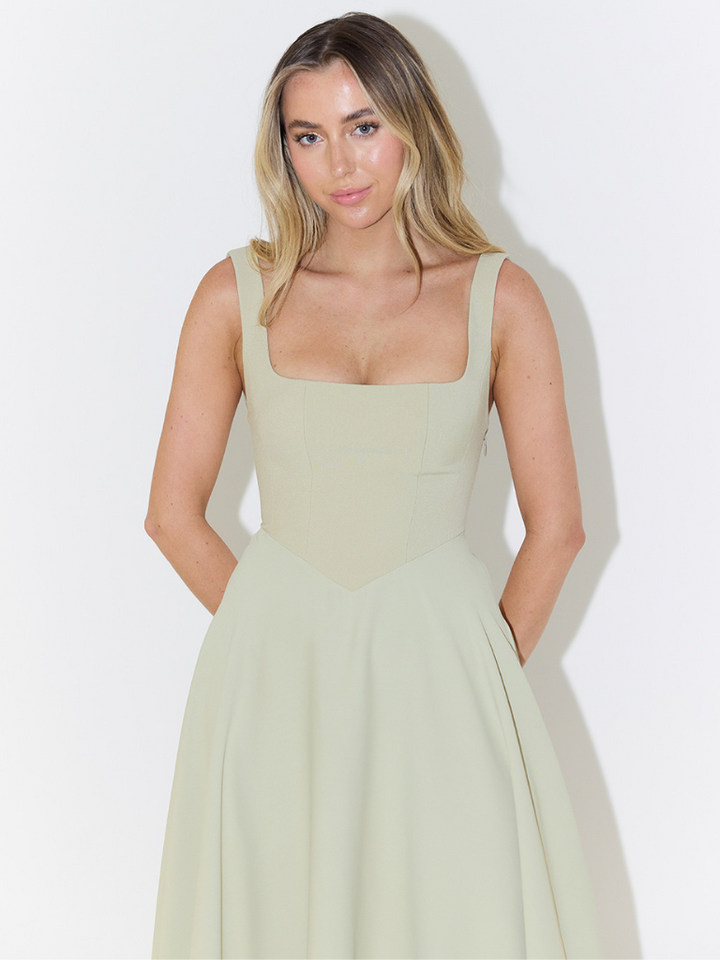 Damen Schwarzes Ärmelloses Kleid