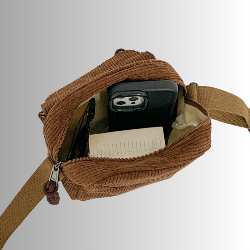 Damen Cord Mini Tasche