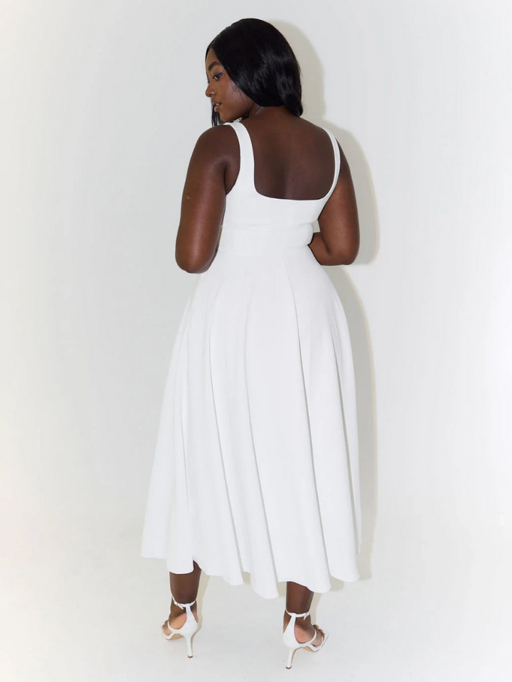 Damen Schwarzes Ärmelloses Kleid