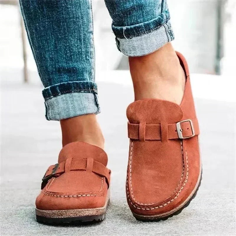 Damen Wildleder SlipOn Schuhe