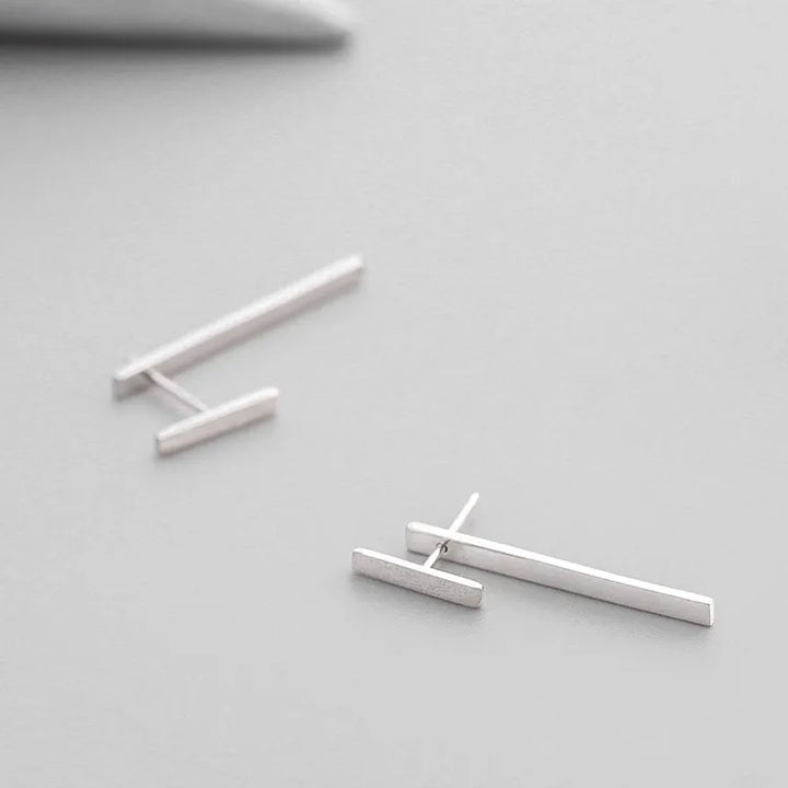 Geometrische Statement-Ohrringe aus Silber für Damen – Trendiger, ausdrucksstarker Modeschmuck