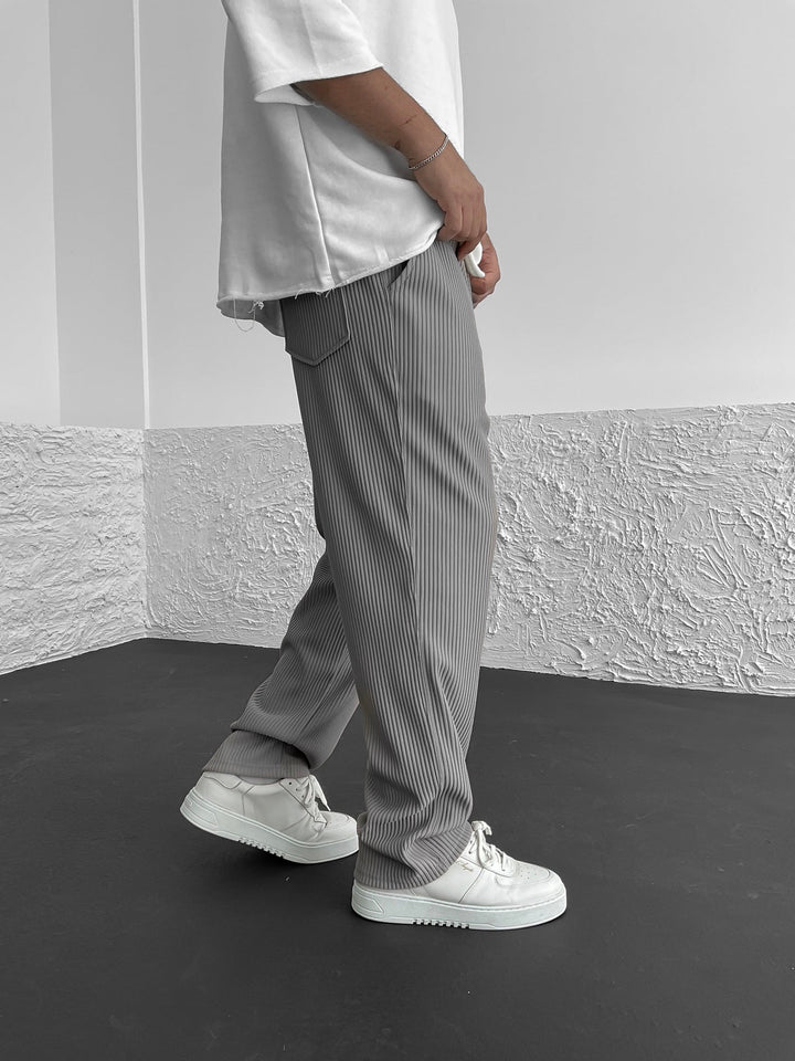 Gerippte Relaxed-Fit-Hose