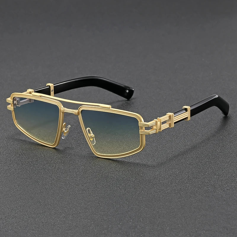 Unisex Retro Vollrahmen Sonnenbrille – Stilvolle UV Schutz Brille