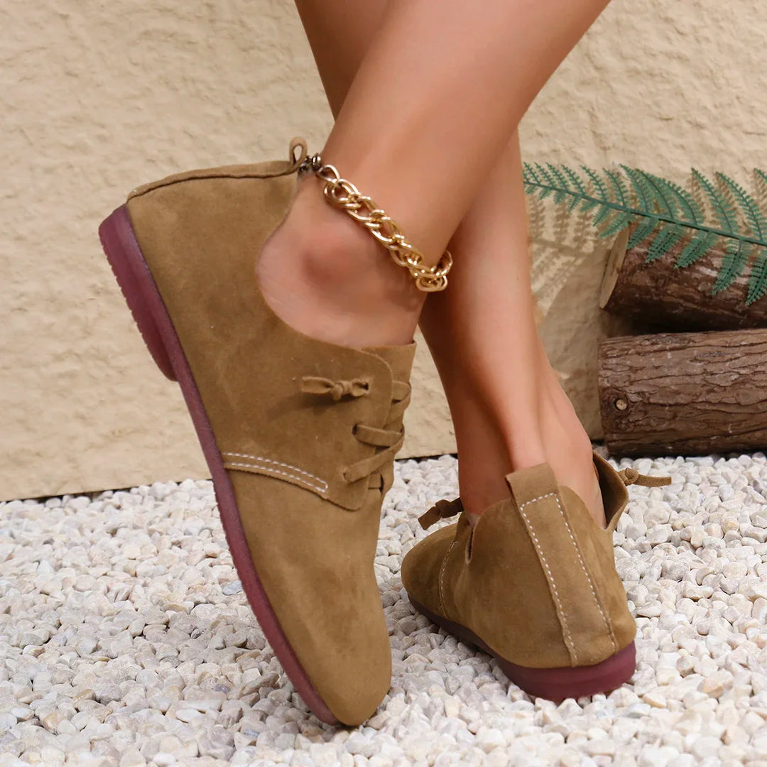 Damen Leder Slip-on