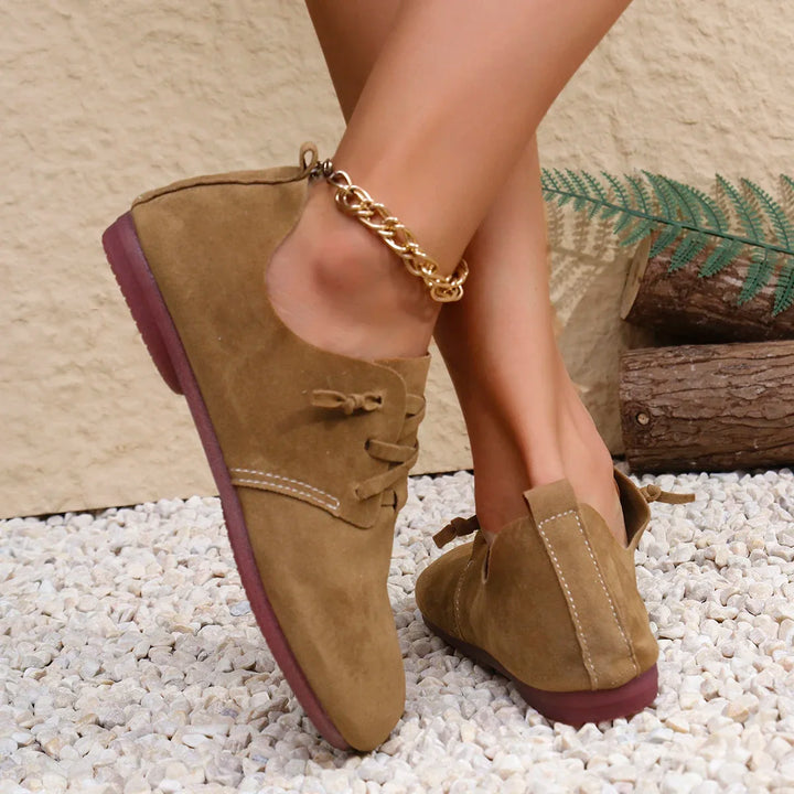 Damen Leder Slip-on