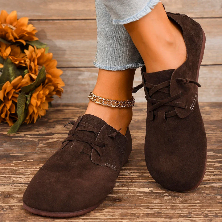 Damen Leder Slip-on