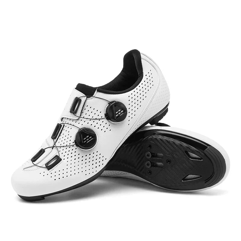 Orange Herren Mountain Selbstverriegelnde Fahrradschuhe – MTB Klickpedal Schuhe